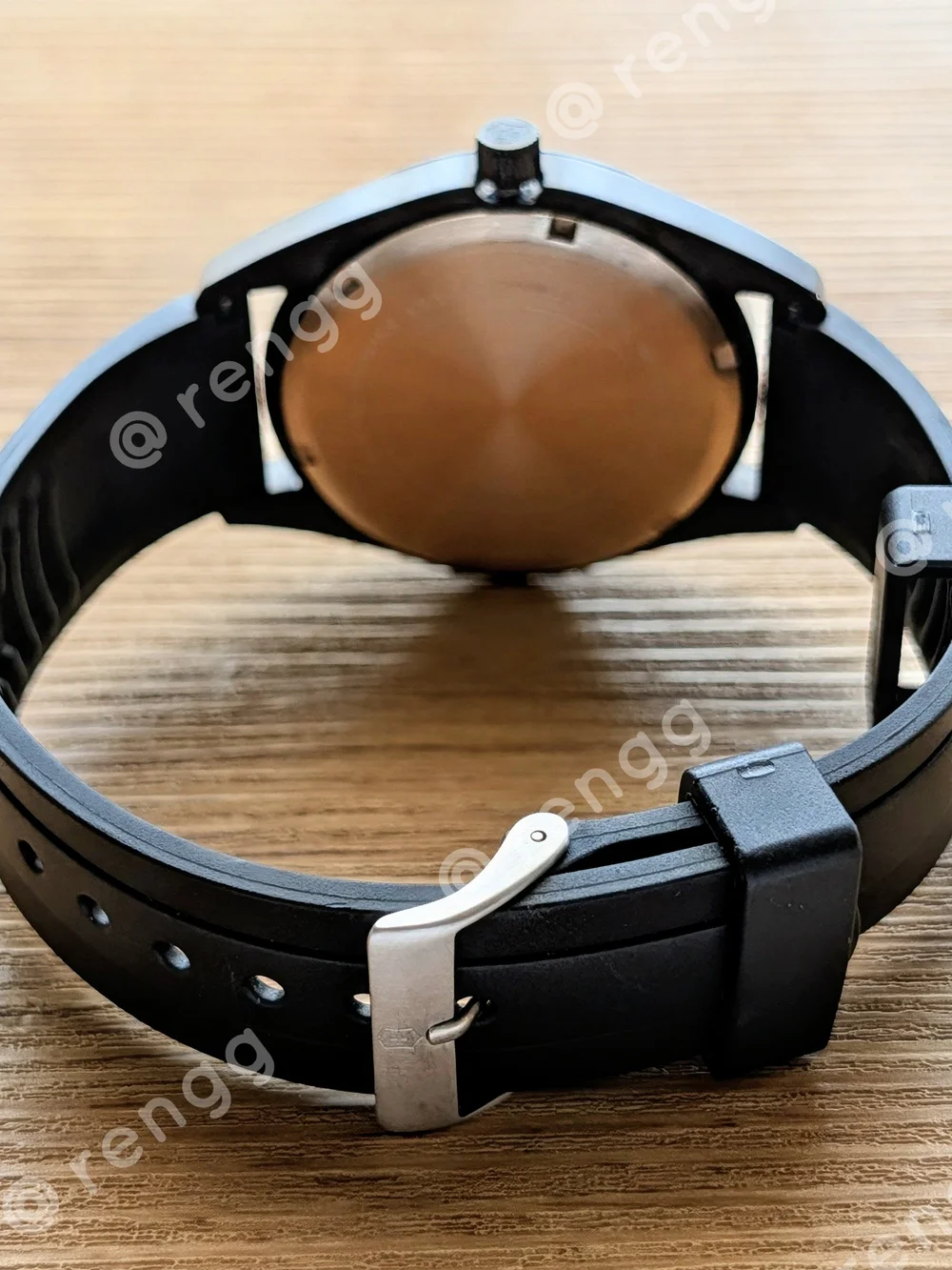 40mm Slim Victorinox Garrison Black Men's Watch Sleek Design 8.5mm Thickness